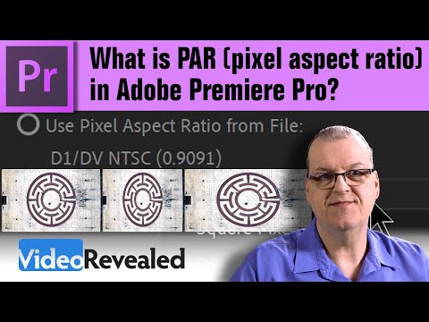 What is PAR (pixel aspect ratio) in Adobe Premiere Pro
