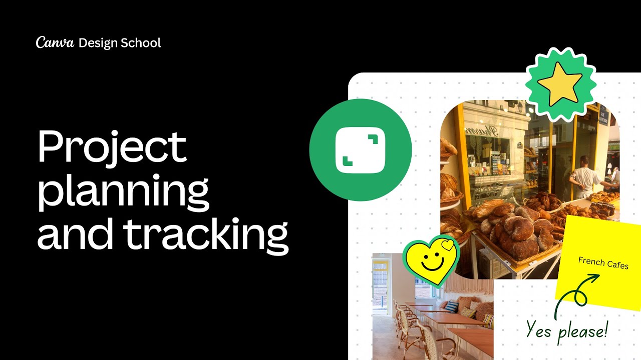 Project planning and tracking with Canva Whiteboards