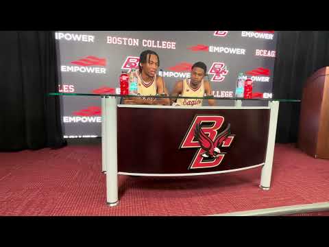 Boston College Men’s Basketball’s Fred Payne, Donald Hand Jr. After Win Over Syracuse 