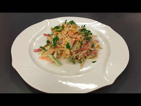 Rreze Dielli 11 Dhjetor 2019 - Të Gatuajmë me Znj Vjollca P. 2 Sallatë me pulë dhe perime