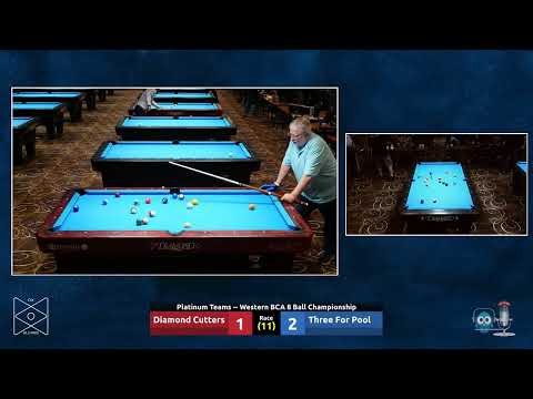 Diamond Cutters vs Three for Pool - Platinum Teams - 2023 Western BCA 8 Ball Championship