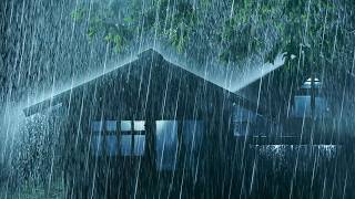 The MOST Relaxing Rain Sounds to Deep Sleep | Night Storm, Strong Rain on Tin Roof & Intense Thunder