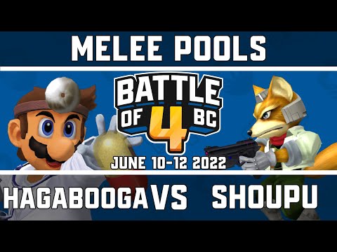 Hagabooga vs shoupu - Melee Singles Pools - Battle of BC 4
