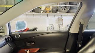 How To Initialize Window Regulator Motor And Jam Protection 2010-2015 Lexus RX350 RX450h