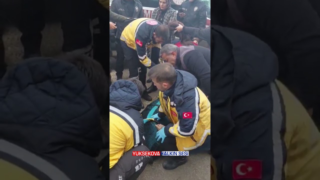 Yüksekova’da aracın çarptığı kadın yaralandı