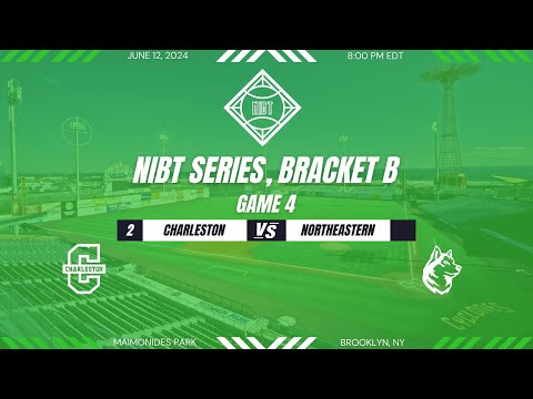 2024 NIBT Series | Bracket B, Game 4 | (2) College of Charleston vs. Northeastern