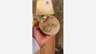 كوستر ريزين قاعدة أكواب - صناعه يدوية