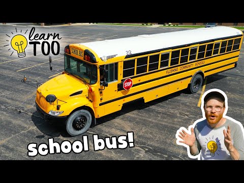 Explore a School Bus for Kids 🚌  Learn about School Bus | Educational School Bus Video for Kids