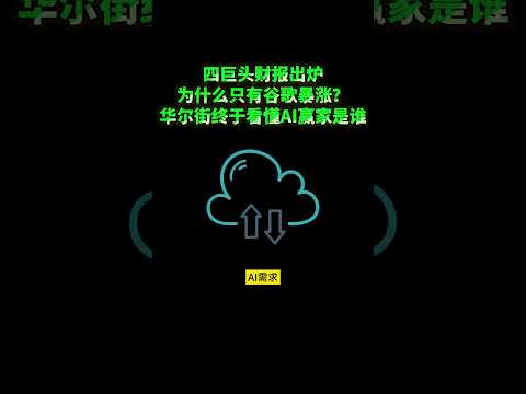 四巨头财报出炉，为什么只有谷歌暴涨？华尔街终于看懂AI赢家是谁#谷歌 #GOOG #GOOGL #Alphabet #美股