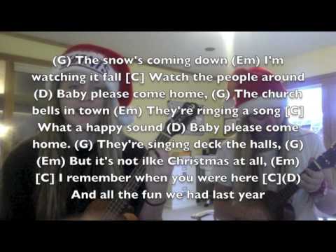 Ukulele Tutorial - (Christmas) Baby Please Come Home