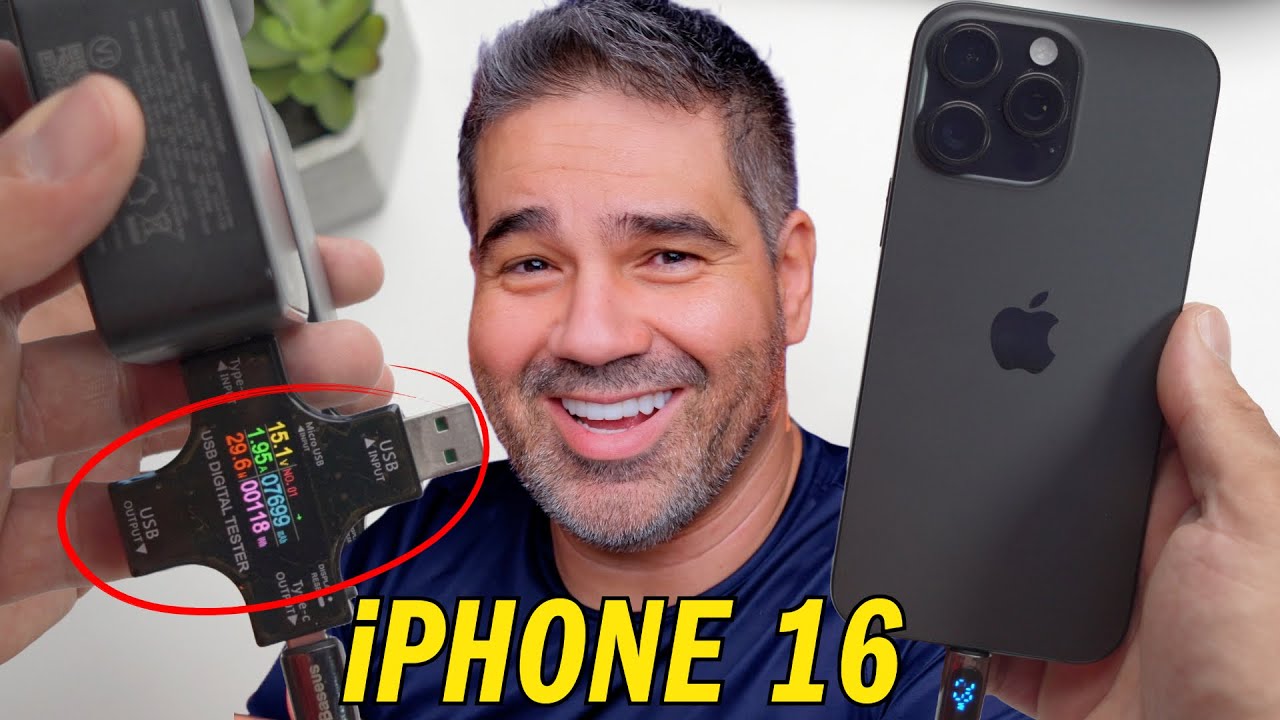 Você foi enganado! A VERDADE sobre o carregamento rápido do iPhone 16