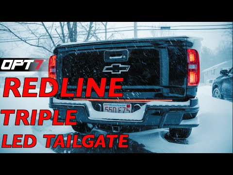 OPT7 48" LED Tailgate Light Bar Install | Colorado Z71