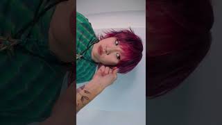 Pink punk #hairstyles #pink #wolfcut #haircut #hairtok