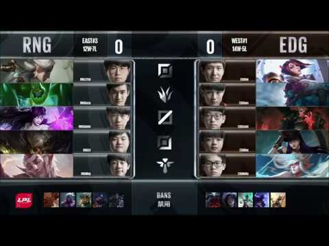 RNG VS EDG Game 1 Highlights 2018 LPL Playoffs Finals I RNG VS EDG 게임 1 하이라이트 2018 LPL 플레이 오프 결승