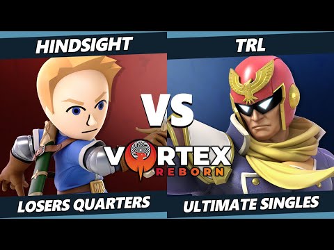 Vortex Legends 4 Losers Quarters - Hindsight (Mii Swordfighter) Vs. TRL (Captain Falcon) SSBU