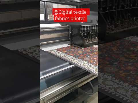 Digital textile fabrics printer by atexco. #machine #textilefabrics #shorts #atexco #digital