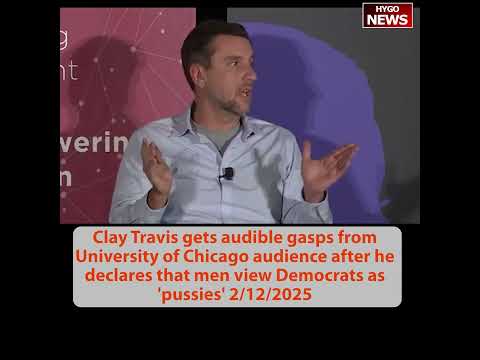 Clay Travis Stuns University of Chicago Panel: 'Who Is the Most Masculine Democrat Right Now?'