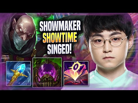 SHOWMAKER SHOWTIME WITH SINGED! - DK ShowMaker Plays Singed MID vs Zoe! | Season 2022
