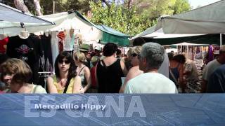 preview picture of video 'Ibiza-2011  Mercadillos hippy, Las Dalias y Es Cana'