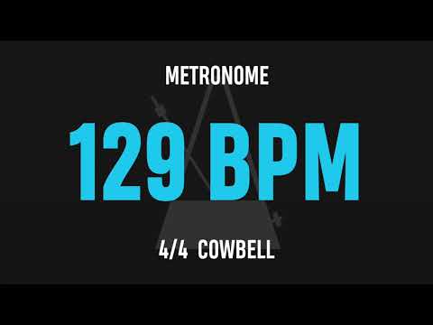 129 BPM 4/4 - Best Metronome (Cowbell)