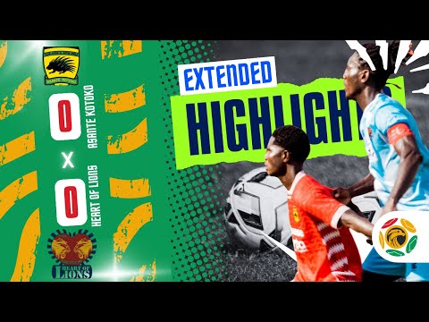EXTENDED HIGHLIGHTS | Asante Kotoko 0 - 0 Hearts of Lions | Match Week 4 | GPL 2025/26
