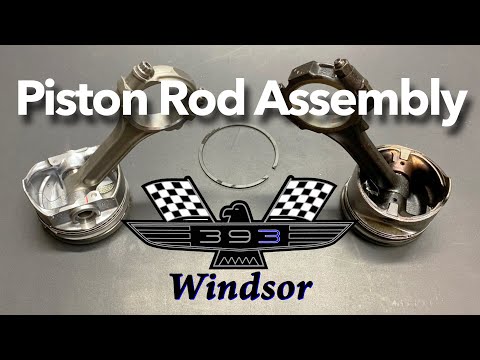 393 Windsor Build Part 5 OEM 351W Piston Rod Assembly Vs the 393W Stroker Piston Rod Assembly