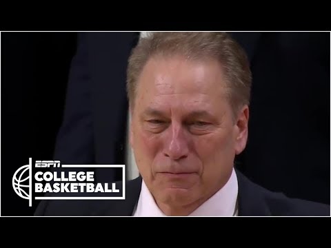 Tom Izzo emotional saying goodbye to players on Michigan State senior night | College Basketball