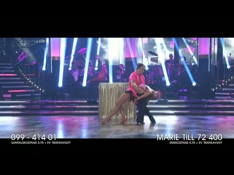 Marie Serneholt och Kristjan Lootus - shownummer - Let’s Dance (TV4)