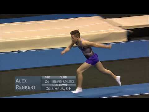 Alex Renkert - Double Mini Pass 1 - 2017 USA Gymnastics Championships