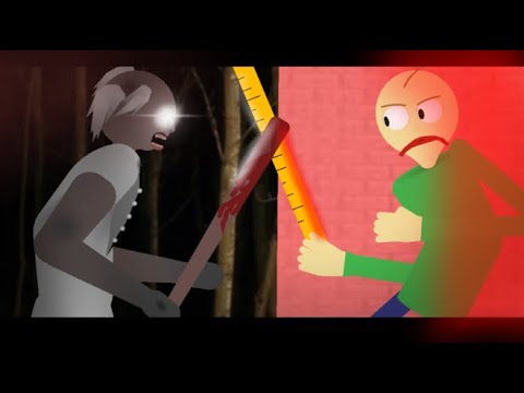 Granny Vs Baldi | Sticknodes (Short animation)