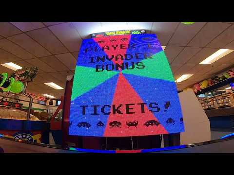 Space Invaders Frenzy Arcade Game JACKPOT WIN #29 at Salisbury Beach (From 9/11/18)