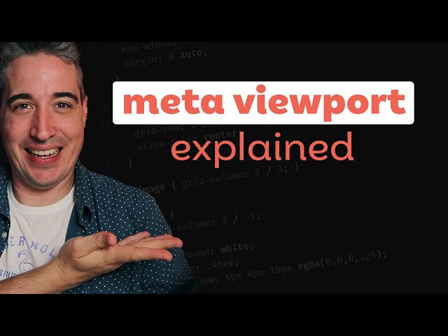 Thumbnail of Using the Meta Viewport Tag lesson