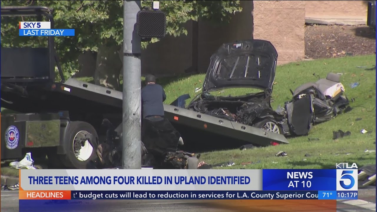 3 teens among four killed in Upland identified