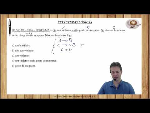 0812 - FUNCAB - ESTRUTURAS LÓGICAS