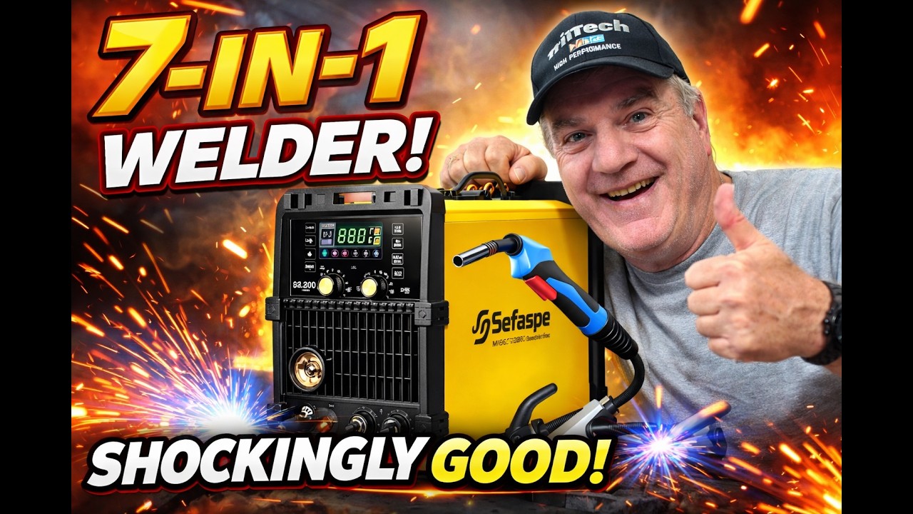 Sefaspe MIG200Pro Review 🔥 7-in-1 Welder That Actually Impressed Me (Thin Metal Test!)