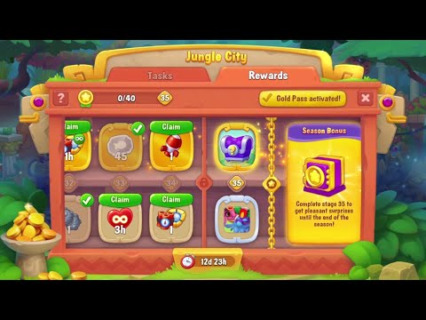 @Fishdom Win Strikes Level 7601 - 7611, Jungle City Event Level 34 Unlocked
