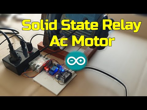 Arduino AC Motor Control using Solid State Relay (SSR)