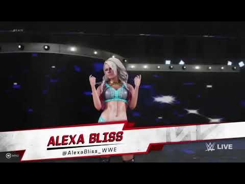 WWE 2K19 RAW ALEXA BLISS VS DANA BROOKE