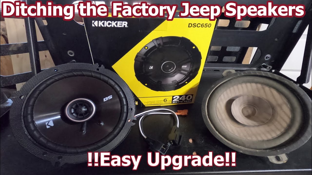 How big are the speakers in a 1996 Jeep Cherokee?