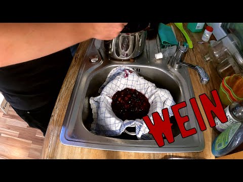 Wein herstellen (erster Versuch) Teil 1