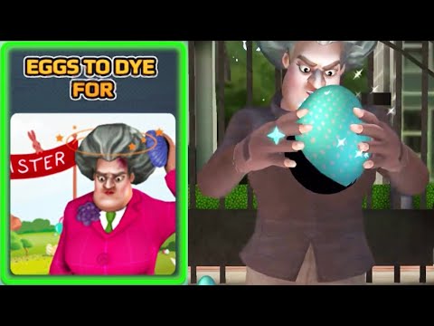 Scary Teacher 3D | miss T Egg to Dye for Walkthrough (iOS Android)