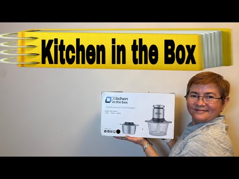 Kitchen in the Box Food Chopper- Meat Grinder and Vegetable- Review