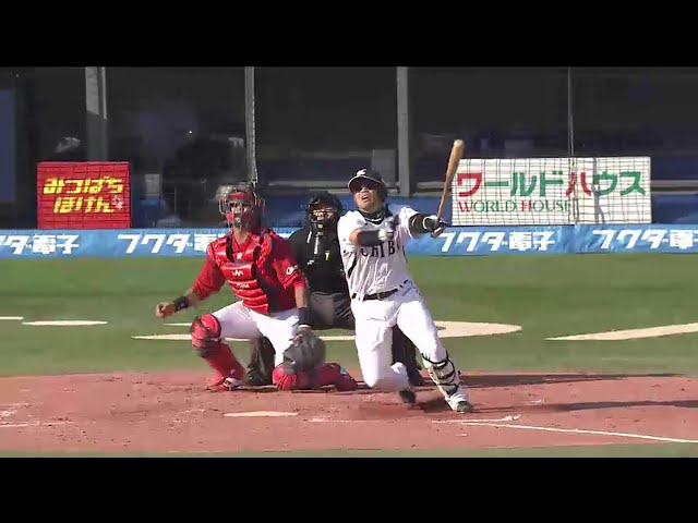 5回裏 マリーンズ今江が粘り強く同点タイムリー!! 走者・鈴木の好判断も光った!! 2014/6/15 M-C