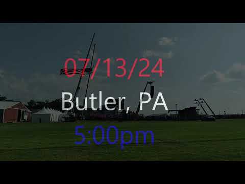 Trump Rally - Butler, PA 2024. Part 1