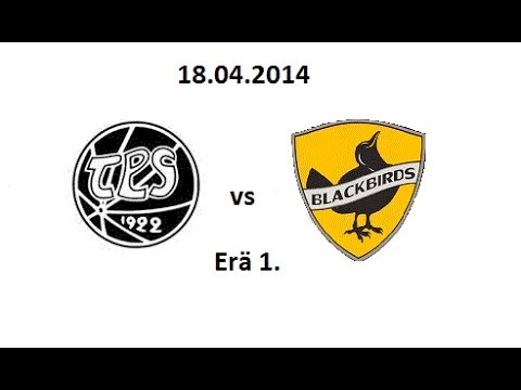Pojat C1 SM-sarja 2013-2014 finaali 1. TPS vs Blackbirds (erä 1.)