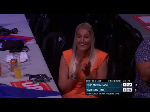 Ryan Murray v Ted Evetts | 2021 Gibraltar Darts Trophy | Round 1