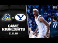 Delaware Vs 7 BYU Game Highlights 2025 26 Big 12 Men S Basketball