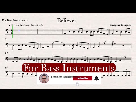 Believer - Imagine Dragons - Play along for Bass