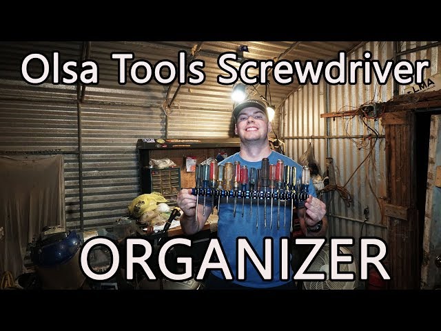Youtube Video for Magnetic Screwdriver Organizer by Kevin Reese