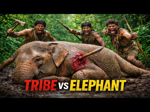 TRIBE VS ELEPHANT | Real Jungle Survival Hunt by Indigenous People